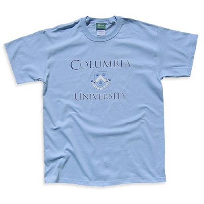 미국 컬럼비아 대학 엠블렘 티셔츠-스카이블루[COLUMBIA] 아이비리그 대학교 정품