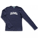 미국 컬럼비아 대학 클래식 롱슬리브 티셔츠-여성-네이비[COLUMBIA] 아이비리그 대학교 정품