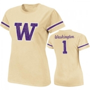 미국 워싱턴 대학 저지 티셔츠-여성-머스타드[WASHINGTON] 명문주립 대학교 정품