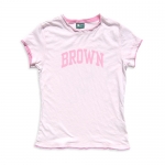 미국 브라운 대학 핑크레이디 티셔츠-여성-핑크[BROWN] 아이비리그 대학교 정품