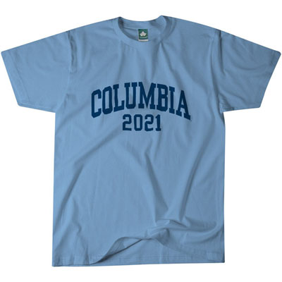 미국 컬럼비아 대학 클래스 2021 티셔츠-스카이블루[COLUMBIA] 아이비리그 대학교 정품