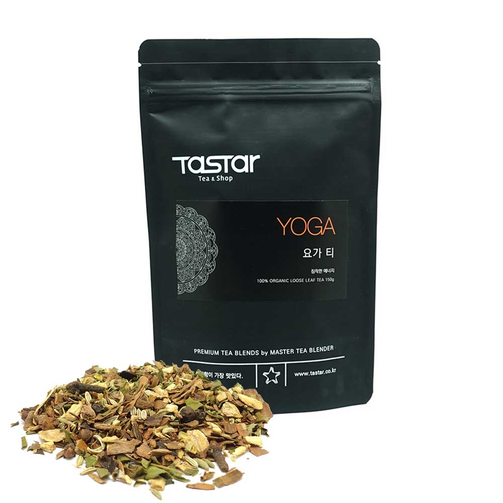 요가 티/집중찾차_Yoga Tea 유기농허브차 (잎차, 120g)